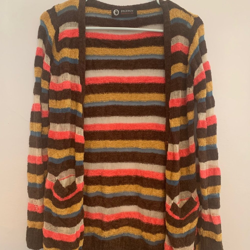 Striped Textured Sweater